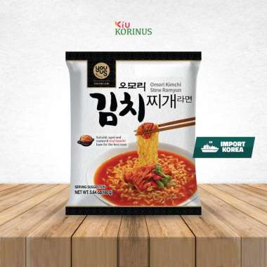K-Omori Kimchi Stew Ramyun/Mie Instan Rasa Kimchi 160gr