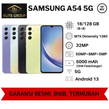 SAMSUNG A54 5G 8/128 GB &amp; 8/256 GB GARANSI RESMI SAMSUNG INDONESIA A54 8/128 LIME