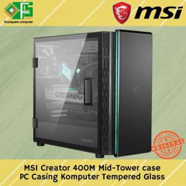 PC Casing MSI Creator 400M Case CPU Komputer Gaming Mid-Tower
