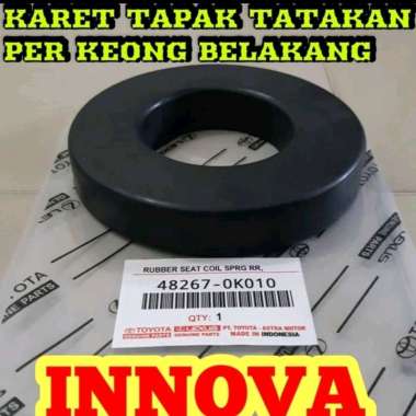 Karet Tapak Tatakan Per keong belakang innova 48267-0k010 belakang hitam