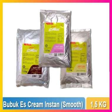 Haan - Ice Cream Soft Mix Powder / Bubuk Strawberry 1,5 Kg