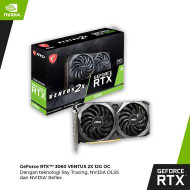 MSI GeForce RTX 3060 VENTUS 2X 12G OC | GeForce RTX 3060 12GB GDDR6