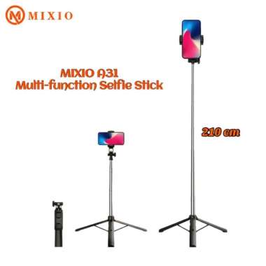 MIXIO - A31 Tongsis Bluetooth Selfie Stick Tripod 210 CM