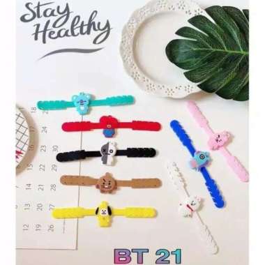 CONNECTOR MASKER BTS BT21 / KONEKTOR KONEKTER MASKER HIJAB ARMY CONECTOR KARETBT21