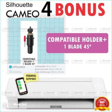 Cutting Sticker Cameo 4 Mesin Silhouette Alat Pemotong Polyflex Mini COMPATIBLE