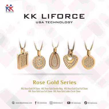 Kalung KK Liforce Rose Gold pahe 2 Kalung