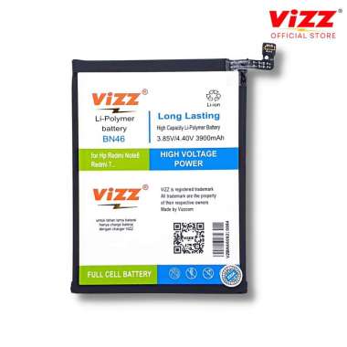 VIZZ Baterai Xiaomi BN46 Batre Redmi Note 8 / Redmi 7 / Redmi Note 6