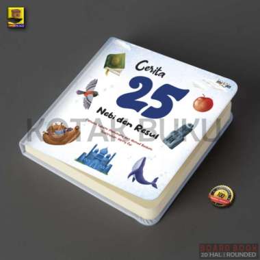 Boardbook / Cerita 25 Nabi Dan Rasul / Buku Anak Islami / Cerita Anak