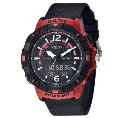 DIGITEC Jam Tangan Analog-Digital Pria DA-2130T + EXTRA STRAP BK.OR-4B