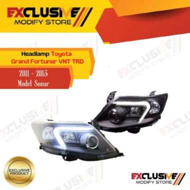 HEADLAMP TOYOTA GRAND FORTUNER VNT TRD 2011-2015 MODEL SONAR IMPORT