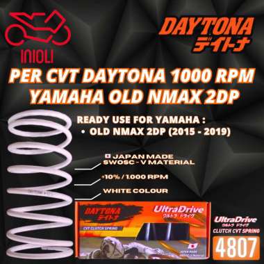 PER CVT DAYTONA RACING 1000 RPM OLD NMAX N-MAX YAMAHA 2DP PER CVT RACING DAYTONA CVT SPRING 4807 100