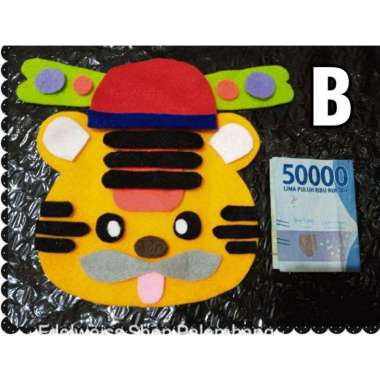 Angpao Flanel Tahun Imlek | Amplop Edisi Imlek Macan Kumis