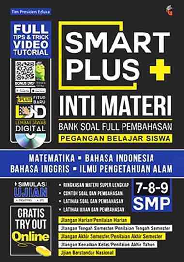 Smp/Mts Kelas 7, 8, 9 Inti Materi Bank Soal Full Pembahasan Smart Plus