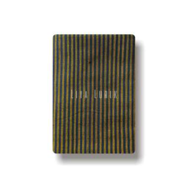 Kain Tenun Lurik Motif Lir Cilik Biru Kuning atau Kuning Biru