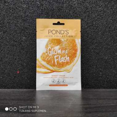 Ponds Juice Collection Sheet Mask Masker Orange Nectar Hyaluronic Acid