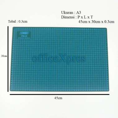 cutting mat a1, a2, a3 / alas potong kertas / cutting pad board a1, a2 Multicolor
