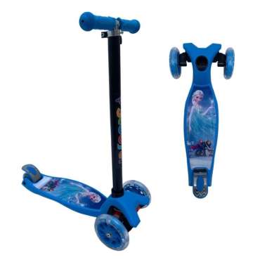 21st Kickboard Scooter - Otoped Anak / Skuter Anak Roda 3 18 BIRU FROZEN