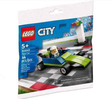 LEGO City - 30640 Race Car Polybag Building Kid Toys Racer Model Town Speed Racing Champions Driver