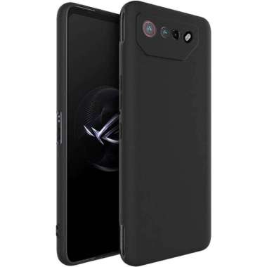 Solid TPU Case Asus ROG Phone 7 - 7 Ultimate - Casing Black Black