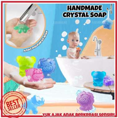 diy crystal soap kit mainan edukasi prakarya membuat sabun anak art