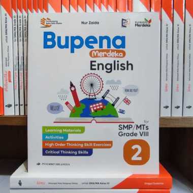 Bupena Merdeka English Kelas 8 SMP Kurikulum Merdeka Erlangga