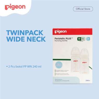 Pigeon Botol Twin Pack Wide Neck 240ml