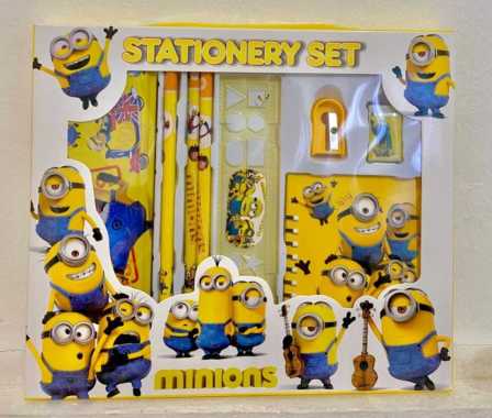 Alat Tulis Set Lengkap Peralatan Sekolah Anak-Anak Alat Tulis Sekolah Multicolor