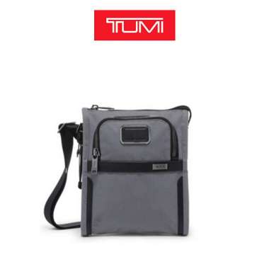 TUMI Alpha 3 Pocket Bag Small -Tas Selempang - Meteor Grey