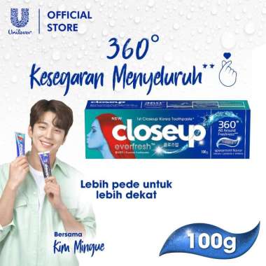 CLOSE UP Korea Toothpaste Everfresh Spearmint 100g Pasta Gigi CLOSEUP Bandung