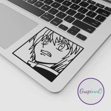 Kurapika Stiker Hunter x Hunter Anime Stiker Decal Rest Palm Laptop Mac