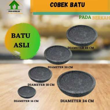 Cobek Batu Cobek Alas Makanan Lumpang Batu Cobek Batu Asli cobek ukir 18cm
