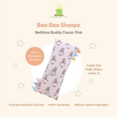 Baabaasheepz Bedtime Buddy Bantal Bayi [XL] PINK