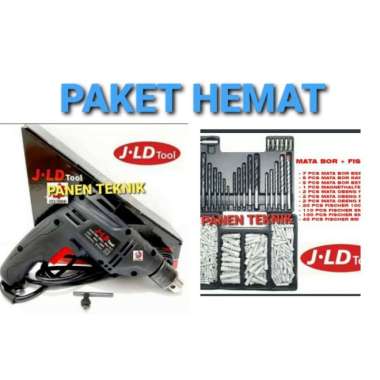 MESIN BOR LISTRIK JLD 10-3 PAKET DENGAN MATABOR JLD SET KOMPLIT