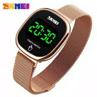 SKMEI Jam Tangan Digital Pria 1589 Rosegold Water Resistant 30m