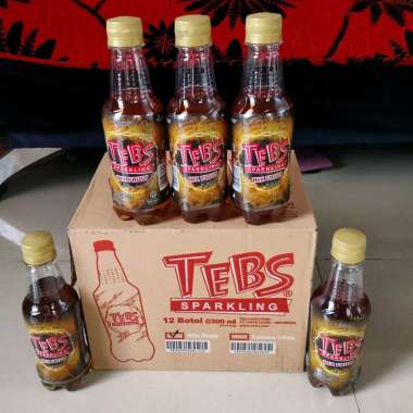 TEBS SPARKLING 300 ML 1 KARTON 12 BOTOL