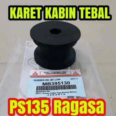 Karet Kabin Tebal+plat Ps135 ragasa hitam