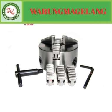 Claw bubut catok bubut 3 kaki K11-160 (6â€ ) SOLID