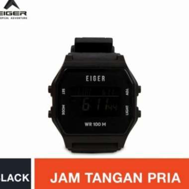 Jam Tangan Eiger Provo Digital Watch Pria Jam Outdoorsporty Original Hitam