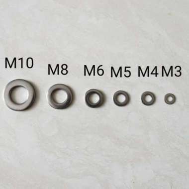 Ring Plat Stainless Steel 304 m6 m8 m10 m12 m8