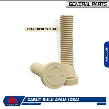Karet Mesin Cabut Bulu Ayam 100bh - Hercules Putih