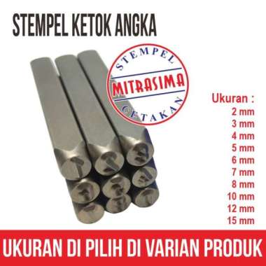 Stempel ketok Angka 7 mm