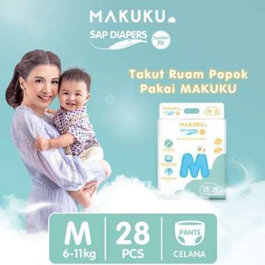 Makuku Sap Diapers Comfort Fit M28 size L-26s