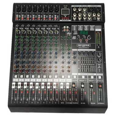 Recording Tech EXCLUSIVE12 - Professional 12 Channel Mixer with DSP Fx