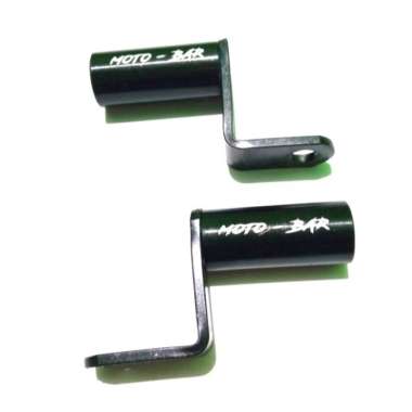 motowolf breket holder hp / breket lampu tembak di spion motor