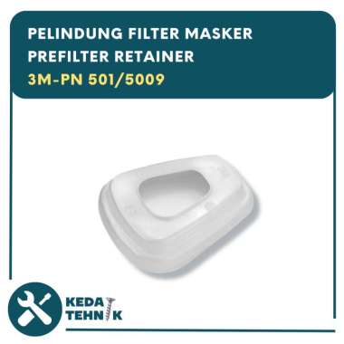 3M PN 501/5009 Pelindung / Penyangga Filter Masker / Prefilter Retainer
