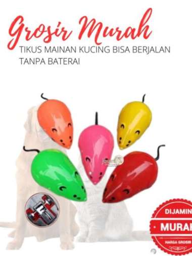 TIKUS MAINAN KUCING BISA BERJALAN - ROBOT TIKUS