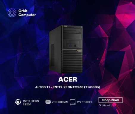Altos T1 - Intel Xeon E2236 (T1/0003) 2*16GB ECC DDR4 2*2TB HDD 512GB