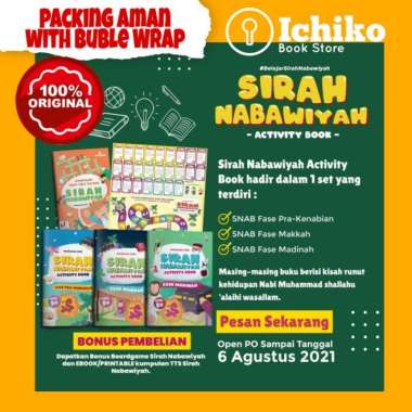 Sirah Nabawiyah Activity Book Snab - Belajar Sirah Nabawiyah Original