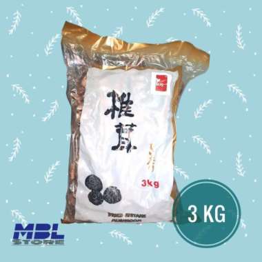 Jamur Shitake IKPS / Jamur Hioko Kering 3KG PREMIUM GRADE 6-8cm
