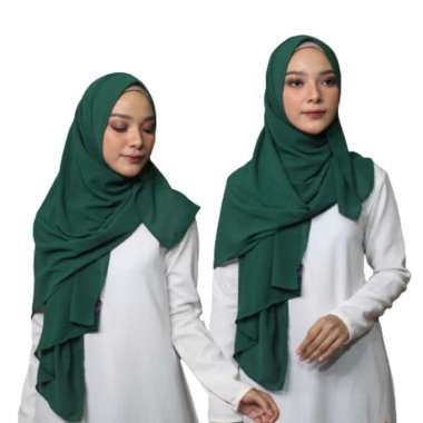 Milyarda hijab Pasmina jahit tepi ukuran 180x75cm/kerudung/jilbab syari/pashmina putih tulang/ bw